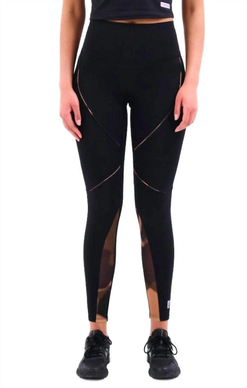 NEW P.E. NATION women's headline full length legging in black